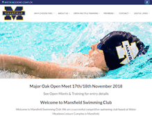 Tablet Screenshot of mansfieldswimmingclub.co.uk